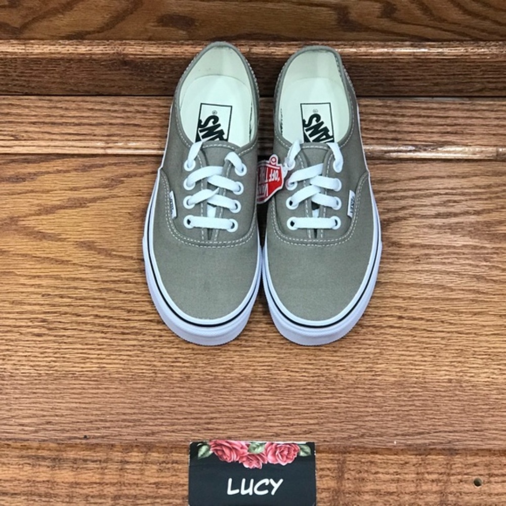 Vans Authentic Desert Taupe True White Shoes - Picture 6 of 9